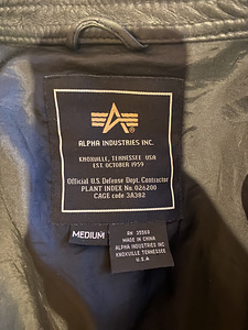 Alpha industries Nahktagi M (4 foto / 5)