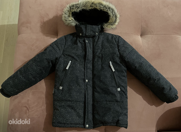 Черная Зимняя куртка lenne для мальчика (фото #1)