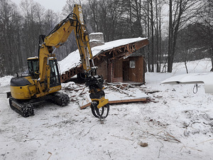 RENT Ekskavaatori laaduri Bobcat Konteiner. Prügi äravedu (7 foto / 9)