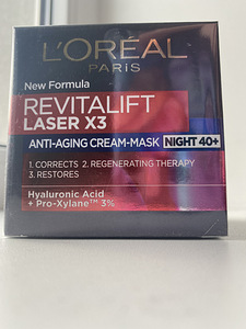 Revitalift laser X3 Anti-ageing Night Cream-mask