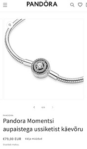 Pandora käevõru, 19cm (4 foto / 5)