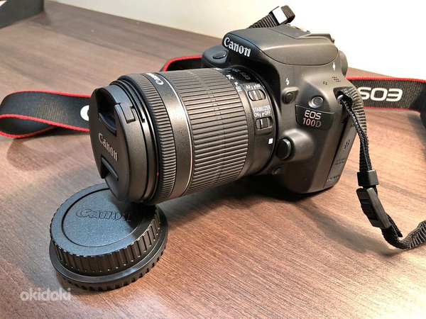 Фотоаппарат Canon EOS 100D, объектив Canon 18-55 мм (фото #3)