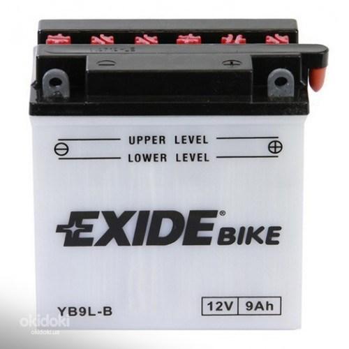 Аккумулятор 9А EXIDE EB9L-B = YB9L-B (фото #1)
