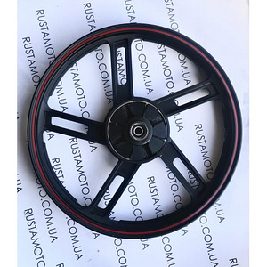 V150A - диск задній литий 18х1.85 вісь 15мм чорний (колесо)