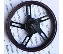 V150A - диск задній литий 18х1.85 вісь 15мм чорний (колесо)