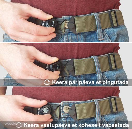 Умный ремешок для брюк, система застегивания регулируется с точностью до миллиметра (фото #5)