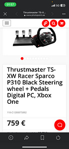 Thrustmaster TS-XW Racer Sparco P310 (4 foto / 4)