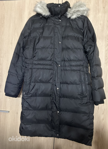 Зимняя куртка Tommy Hilfiger. Пуховая куртка TH Black Curve CRV Tyra (фото #1)