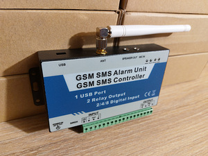 GSM SMS CONTROLLER, ALARM UNIT, SMART HOME