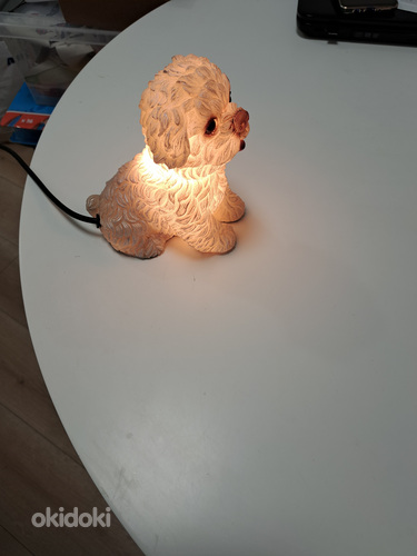 Dekoratiivne koerakujuline lamp. (foto #5)