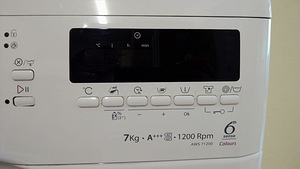 Korralik pesumasin Whirlpool AWS 71200 6th sense A+++ (3 foto / 8)