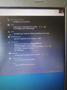 Dell Vostro 3460 i7-3612QM,8GB, 512 SSD, GeForce 1GB video (5 foto / 5)
