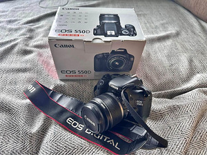 Canon EOS 550D+18-55mm objektiiv+64GB+kott (1 foto / 2)