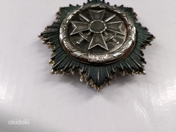 Орден Немецкого креста денацифицированный 1957г.Оригинал100% (фото #5)