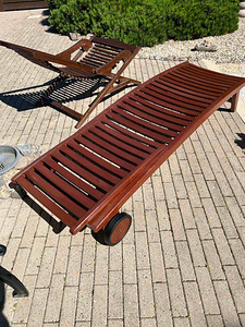 Päevitustool + tugitool + madrats (5 foto / 5)