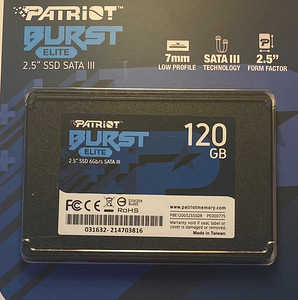 UUS 120GB PATRIOT BURST ELITE 2.5 SSD (1 foto / 1)