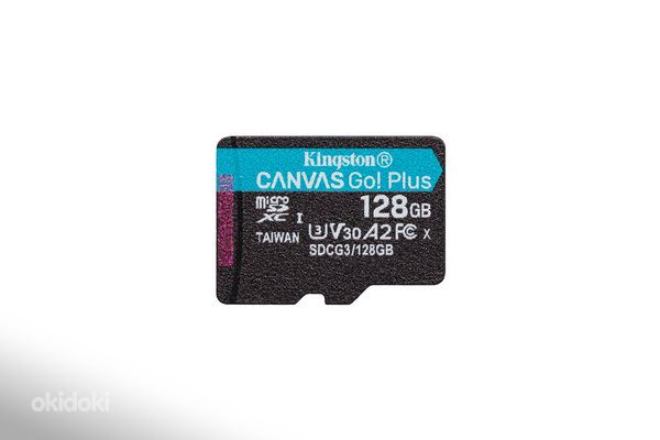 Карта памяти Kingston Canvas Go! Plus microSD 128GB