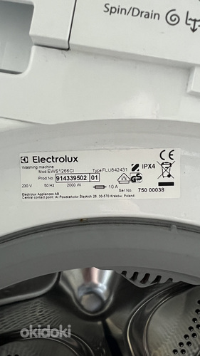 Стиральная машина Electrolux EWS1266CI (фото #3)