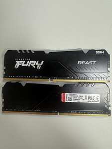 Kingston Fury Beast DDR4 32GB 3200MHz (16x2) RGB (1 foto / 1)