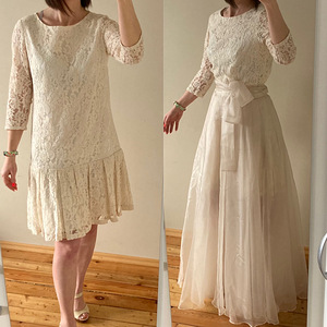 Короткое свадебное платье s36/38 - S
