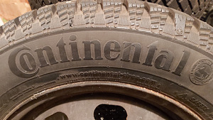 Talve naastrehvid, Continental, 195/65 R15 (2 foto / 7)