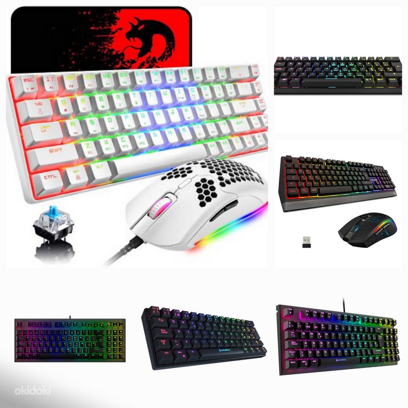 Uued klaviatuurid ja hiired - Narva, Klaviatuurid – okidoki