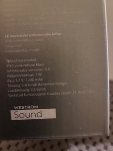 Juhtmevaba kõlar Westrom WR-BT803 (5 foto / 5)