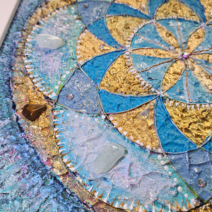 Uus hind! Mandala maal lõuendil, käsitöö (1 foto / 4)