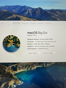 MacBook 12" 2016 - Core M5 / 8GB / 512GB (3 foto / 3)