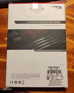 HYPERX PREDATOR DDR 4 16 GB 3333 CL 16 (2X8GB) (7 foto / 7)