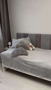 Voodi 90x190 + KOMPLEKTIS MADDRATS JA KATTEMADDRATS (4 foto / 9)