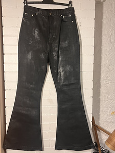 Rick Owens waxed flared jeans (2 foto / 5)