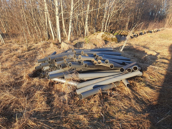 Plasttorud, läbimõõt 9 cm