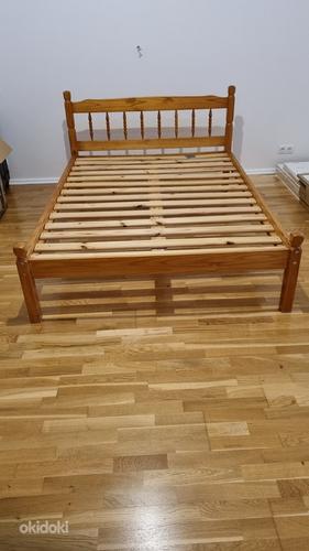 Деревянная кровать с матрасом - 135 x 190 (фото #3)