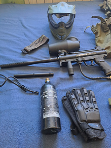 Paintballi varustuse komplekt Tippmann A-5 (Valmis mänguks (5 foto / 8)