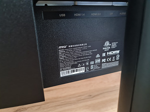 32" MSI Monitor 165Hz 1920x1080 1ms (7 foto / 7)