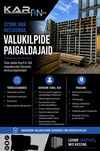 Valukilpide paigaldaja