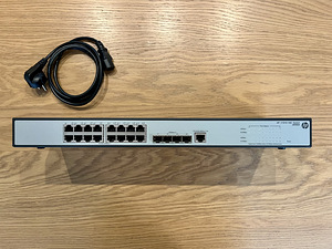 HP V1910-16G (JE005A), 16-pordine Gigabit hallatav switch (1 foto / 2)