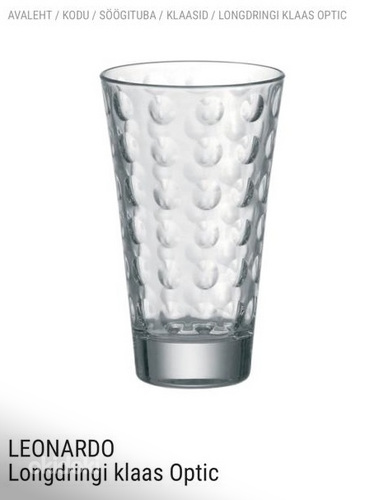 Стаканы для питья Леонардо Оптик. (фото #1)