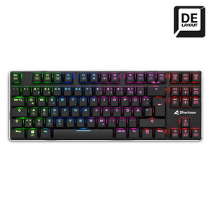 Sharkoon PureWriter TKL Kailh RED Mehaaniline klaviatuur (4 foto / 7)