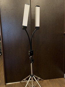 Двойная лампа Fill Light для визажиста, бровиста, лэшмейкера