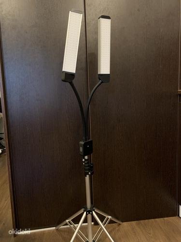 Двойная лампа Fill Light для визажиста, бровиста, лэшмейкера (фото #1)