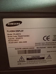 Samsung PLAZMA 42 (3 foto / 4)