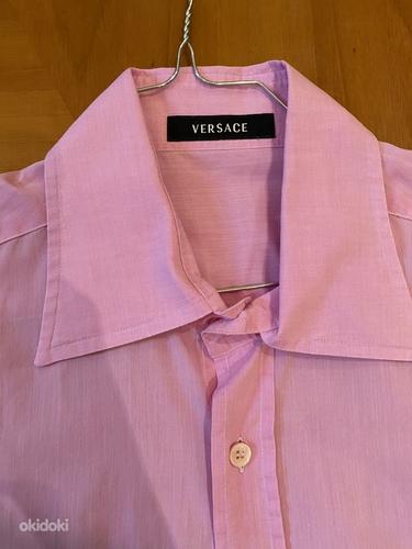 Рубашка мужская versace розовая - размер 52 (фото #2)