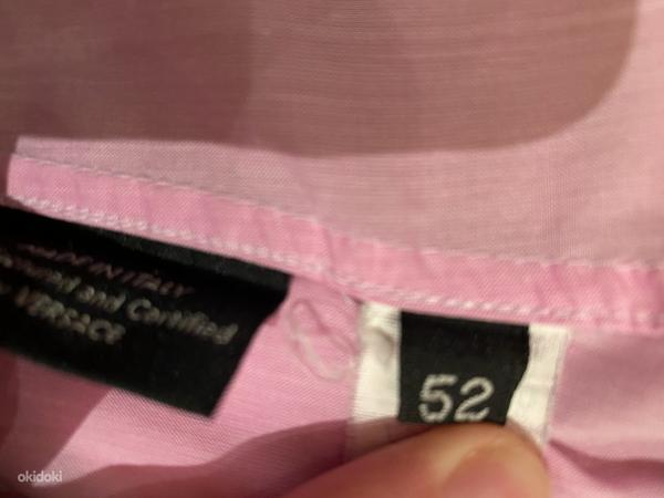 Рубашка мужская versace розовая - размер 52 (фото #4)