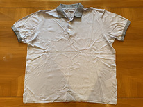 Серая футболка-поло Brijuni - размер XXL