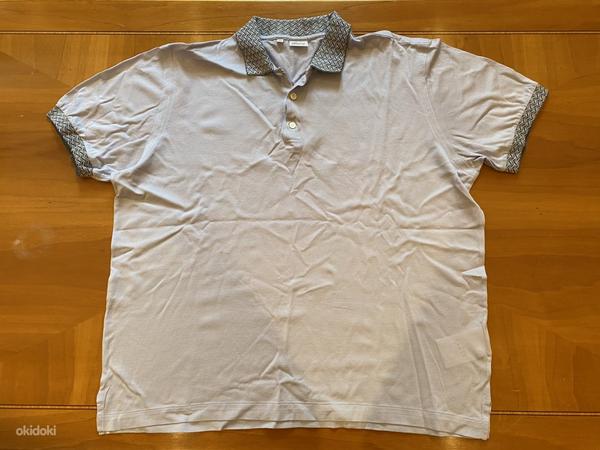 Серая футболка-поло Brijuni - размер XXL (фото #1)