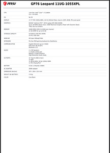 GP76 Leopard 11UG-1055XPL (4 foto / 4)