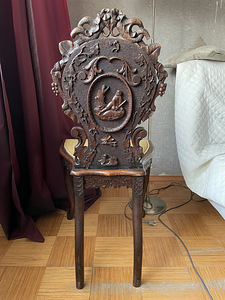 Antiikne tammepuust tool 19.saj (2 foto / 5)