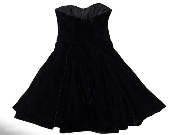 Must sametist kleit, suurus 36 ja 42 (foto #5)